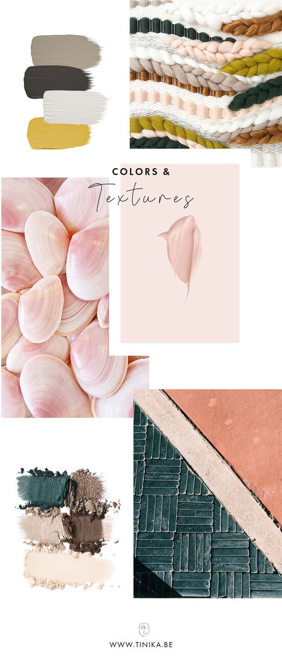 Inspiration board by Atelier Tinika - mood board for artists and interior designers