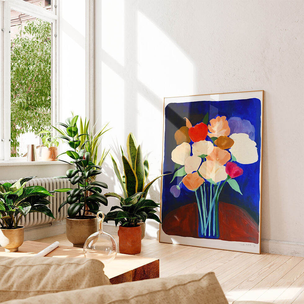 Original painting on paper by Atelier Tinika
