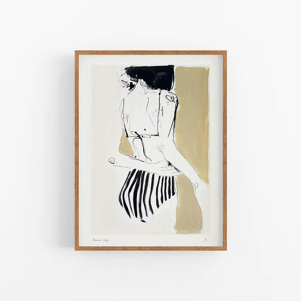 Acrylic figure painting by Atelier Tinika