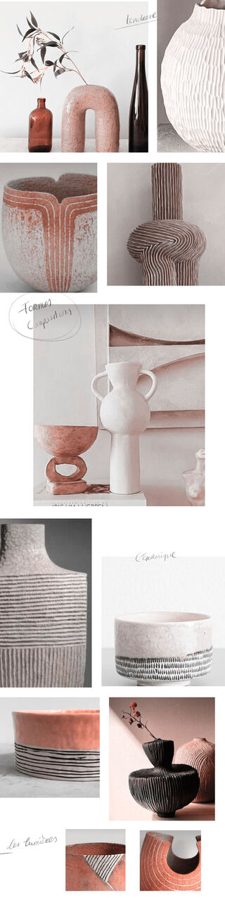 mood board ceramics - by Atelier Tinika