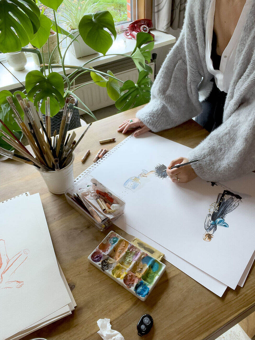 fashion illustration art studio